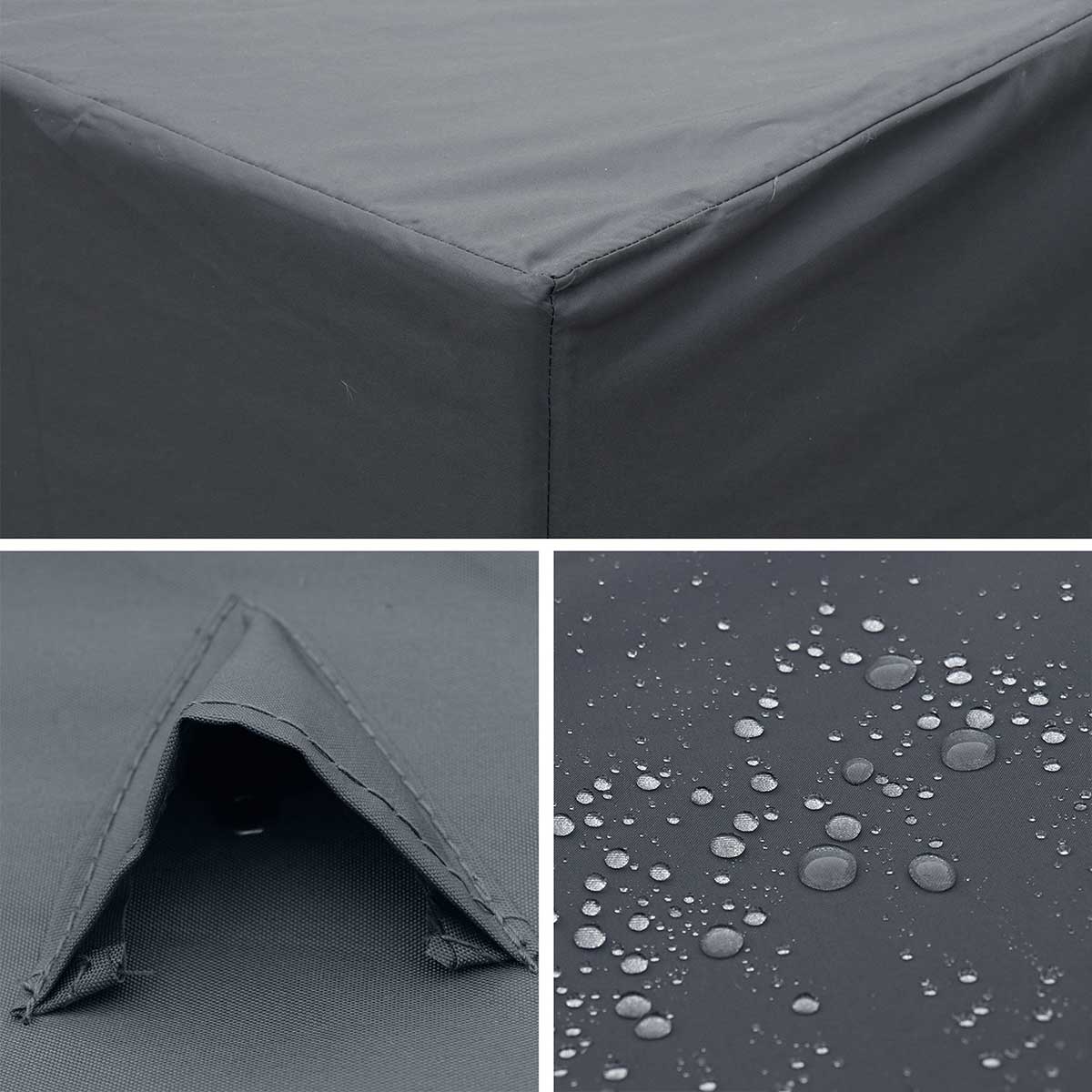 Protective Cover Grey for Napoli Outdoor Lounge Zoom